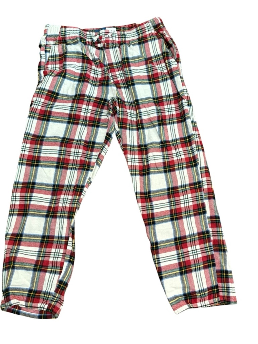 Old Navy Mens XL Red White Plaid Flannel Pajama Pants‎ Cotton Sleepwear Lounge